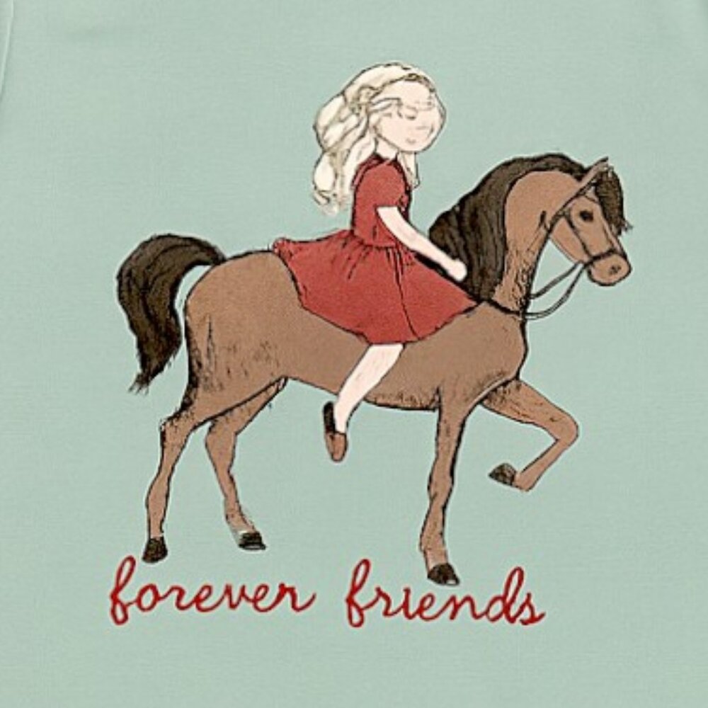 Forever Friends Pajama Set – Horse & Rider Dreams for Kids Soft Cotton 4T NWT - Picture 3 of 6